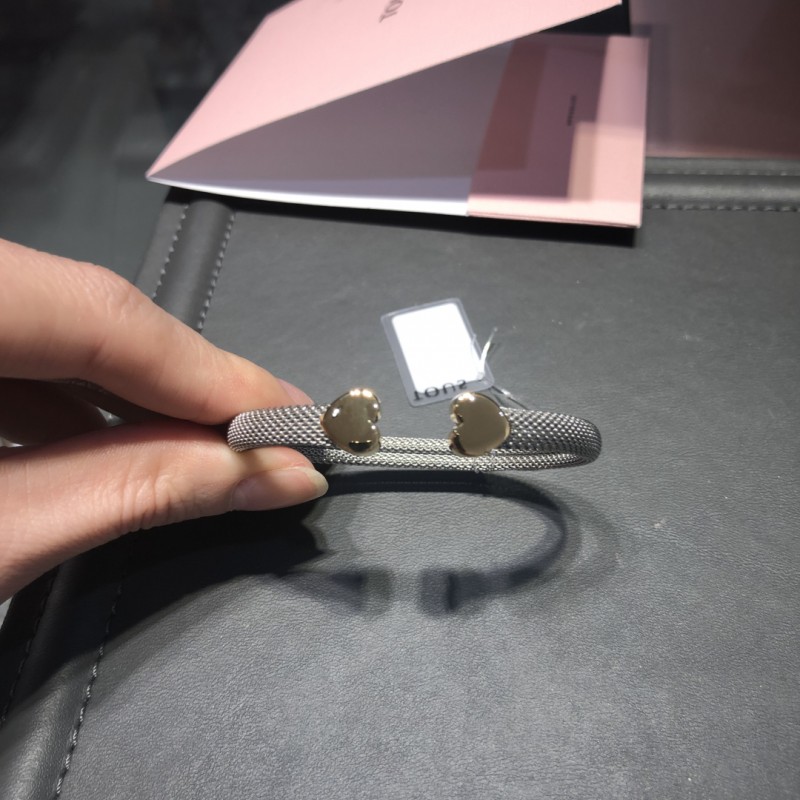 Spain counter Tous Tao Silko classic simple open steel net knit 18K gold love bracelet female